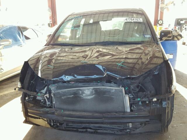 5FNRL3H7XAB039232 - 2010 HONDA ODYSSEY EX BLACK photo 9