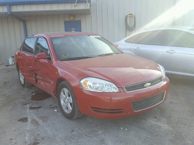 2G1WT58N979359175 - 2007 CHEVROLET IMPALA LT RED photo 1