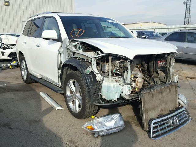 5TDYK3EH9AS014474 - 2010 TOYOTA HIGHLANDER WHITE photo 1