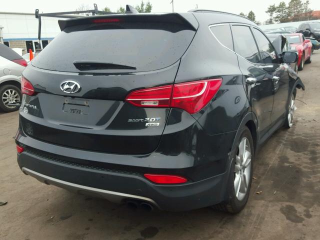 5XYZWDLA8EG144172 - 2014 HYUNDAI SANTA FE S BLACK photo 4