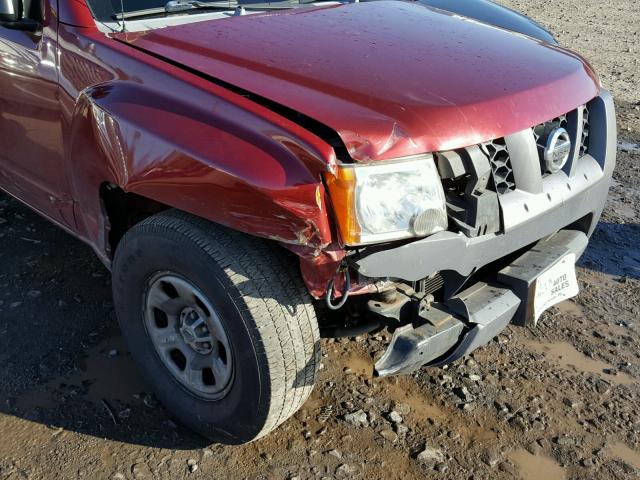 5N1AN08W87C546886 - 2007 NISSAN XTERRA OFF MAROON photo 9