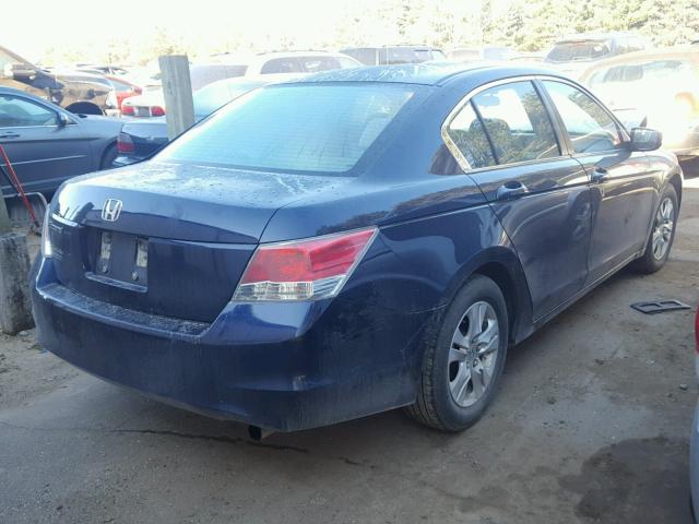 1HGCP26478A112350 - 2008 HONDA ACCORD LXP BLUE photo 4