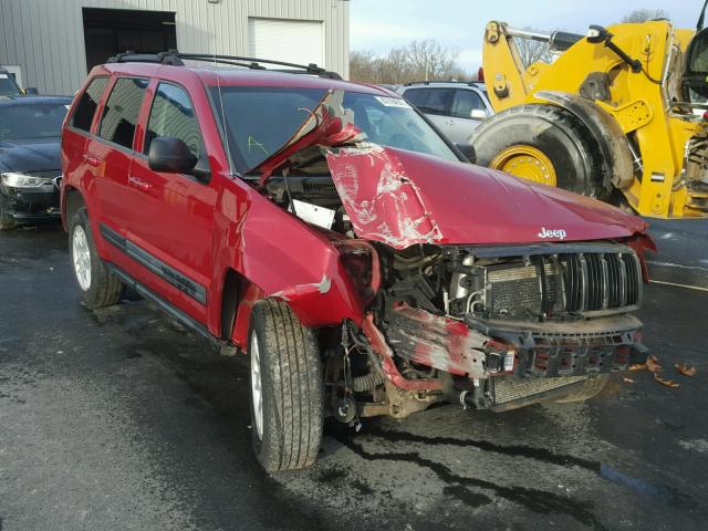 1J4GR48K66C353202 - 2006 JEEP GRAND CHER RED photo 1