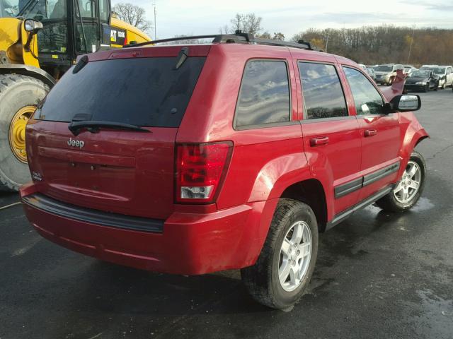 1J4GR48K66C353202 - 2006 JEEP GRAND CHER RED photo 4