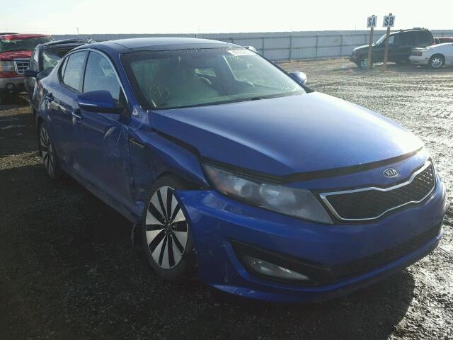 KNAGR4A60B5113383 - 2011 KIA OPTIMA SX BLUE photo 1