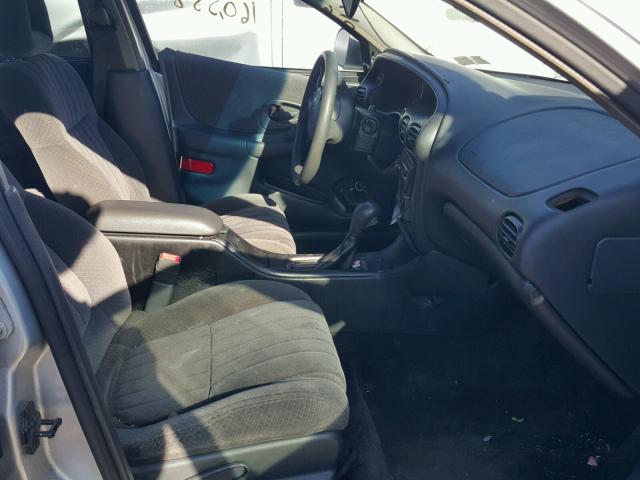 1G2WK52J02F147544 - 2002 PONTIAC GRAND PRIX SILVER photo 5