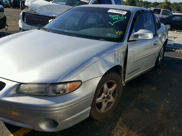 1G2WK52J02F147544 - 2002 PONTIAC GRAND PRIX SILVER photo 9