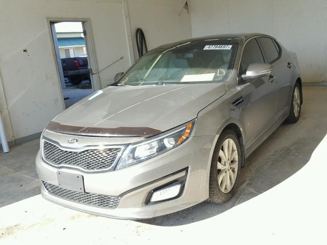 5XXGN4A7XFG376327 - 2015 KIA OPTIMA EX BEIGE photo 2