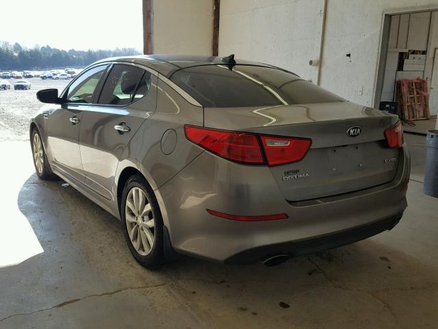 5XXGN4A7XFG376327 - 2015 KIA OPTIMA EX BEIGE photo 3