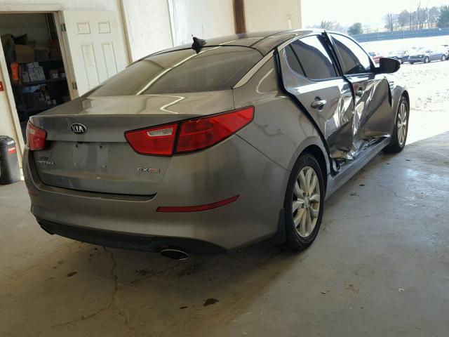 5XXGN4A7XFG376327 - 2015 KIA OPTIMA EX BEIGE photo 4