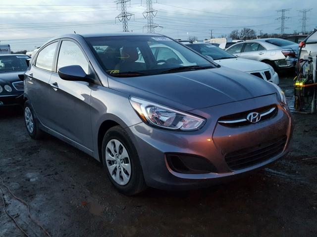 KMHCT4AE5GU142591 - 2016 HYUNDAI ACCENT SE GRAY photo 1