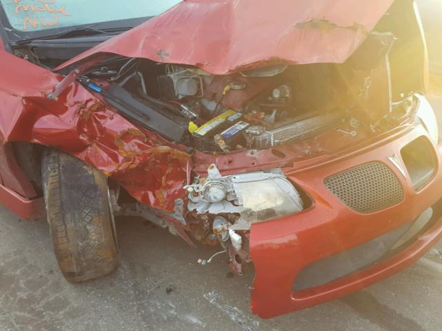 6G2VX12U96L556264 - 2006 PONTIAC GTO RED photo 9