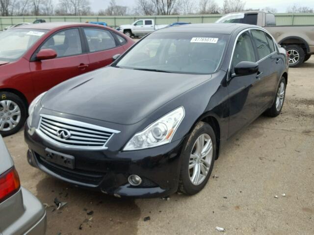 JN1CV6AR7DM759342 - 2013 INFINITI G37 BLACK photo 2