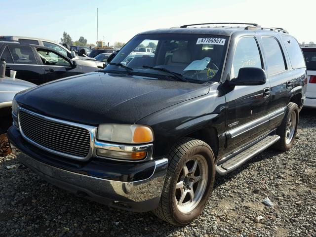 1GKEK13T51R183151 - 2001 GMC YUKON BLACK photo 2