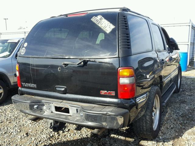 1GKEK13T51R183151 - 2001 GMC YUKON BLACK photo 4