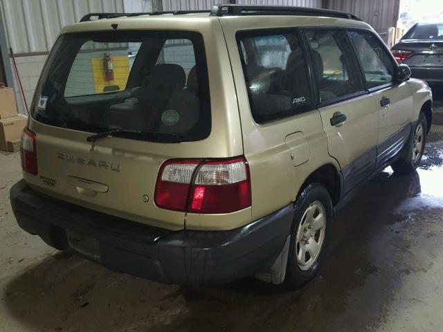 JF1SF63511H711717 - 2001 SUBARU FORESTER L GREEN photo 4