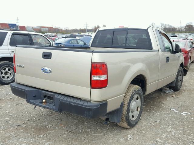 1FTRF12287KD56298 - 2007 FORD F150 TAN photo 4