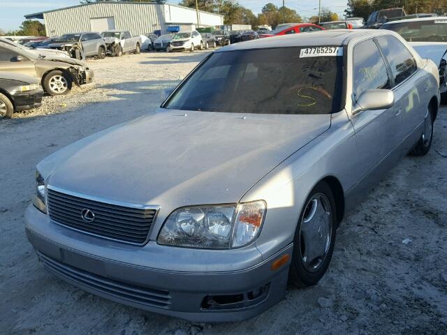 JT8BH28FXW0133894 - 1998 LEXUS LS 400 SILVER photo 2