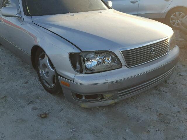 JT8BH28FXW0133894 - 1998 LEXUS LS 400 SILVER photo 9