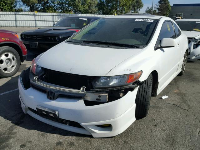 2HGFG12876H504484 - 2006 HONDA CIVIC EX WHITE photo 2