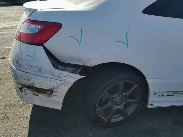 2HGFG12876H504484 - 2006 HONDA CIVIC EX Ağ foto 9