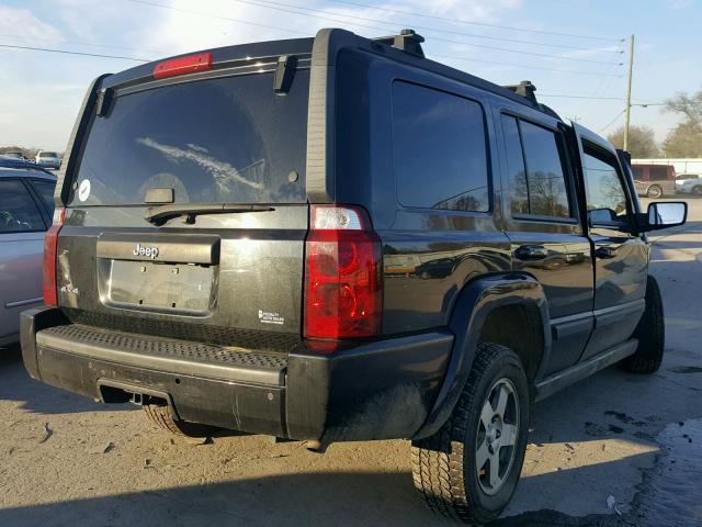 1J8HG48K69C541246 - 2009 JEEP COMMANDER BLACK photo 4