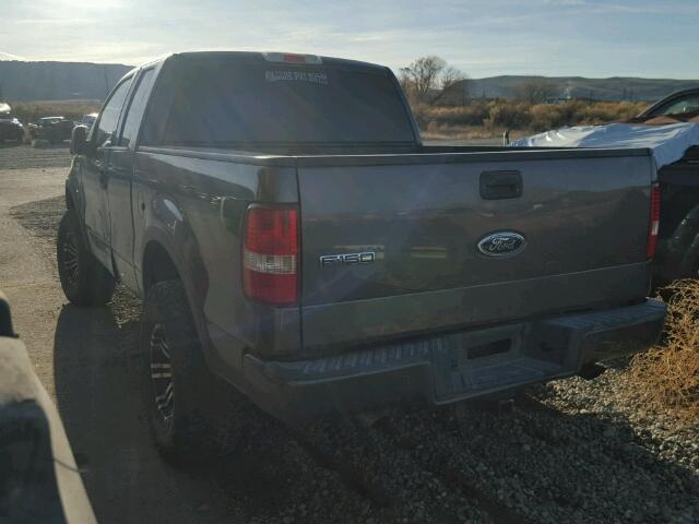 1FTPX14574KC05704 - 2004 FORD F150 GRAY photo 3