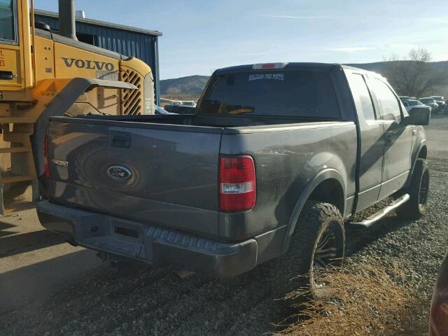 1FTPX14574KC05704 - 2004 FORD F150 GRAY photo 4