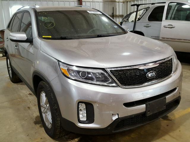 5XYKT3A65EG432783 - 2014 KIA SORENTO LX GRAY photo 1