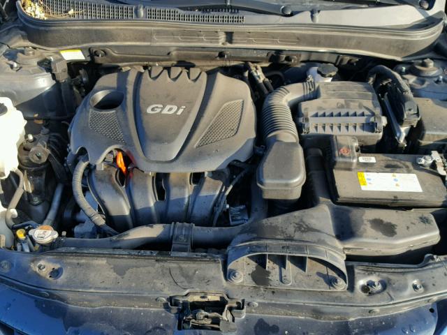 5NPEB4AC4DH800129 - 2013 HYUNDAI SONATA GLS CHARCOAL photo 7