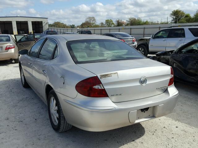 2G4WD582161231354 - 2006 BUICK LACROSSE C SILVER photo 3