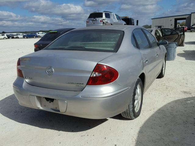 2G4WD582161231354 - 2006 BUICK LACROSSE C SILVER photo 4