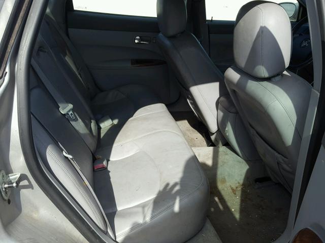 2G4WD582161231354 - 2006 BUICK LACROSSE C SILVER photo 6