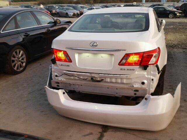 JTHBJ46G792302449 - 2009 LEXUS ES 350 WHITE photo 9