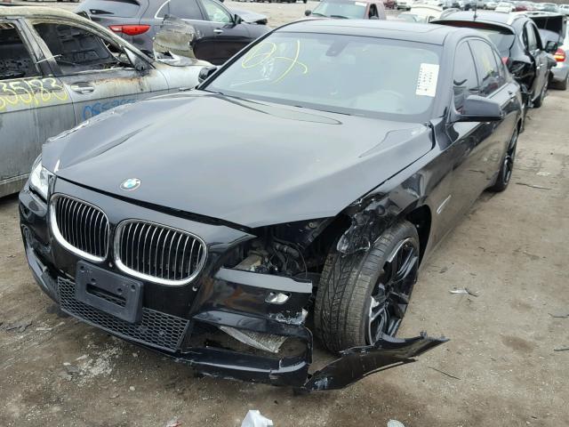 WBAYE8C58DDE22039 - 2013 BMW 750LI BLACK photo 2