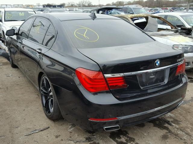 WBAYE8C58DDE22039 - 2013 BMW 750LI BLACK photo 3