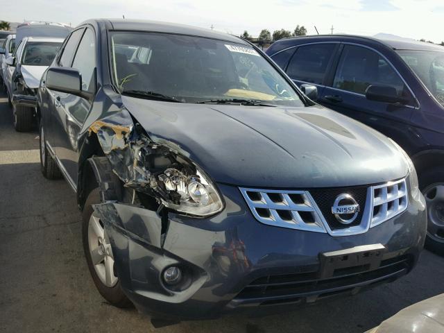 JN8AS5MV4DW135829 - 2013 NISSAN ROGUE S BLUE photo 1