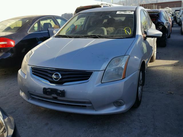 3N1AB6AP8AL675731 - 2010 NISSAN SENTRA 2.0 SILVER photo 2