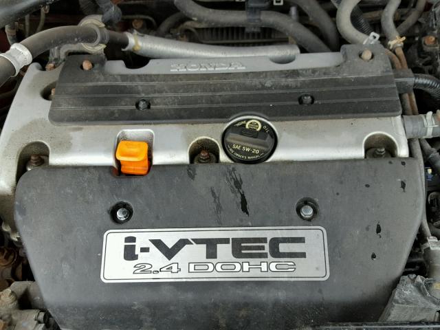 JHLRD78895C037782 - 2005 HONDA CR-V EX მუქწითელი ფოტო 7