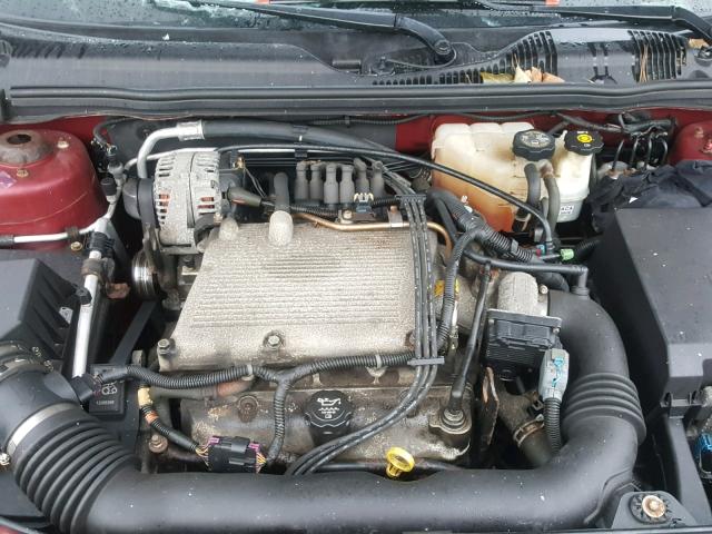 1G1ZT54894F242616 - 2004 CHEVROLET MALIBU LS წითელი ფოტო 7