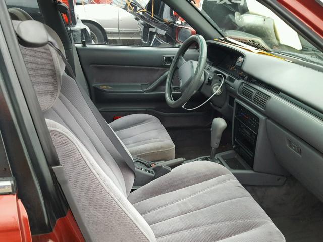 JT2SV22E0L0367573 - 1990 TOYOTA CAMRY LE RED photo 5