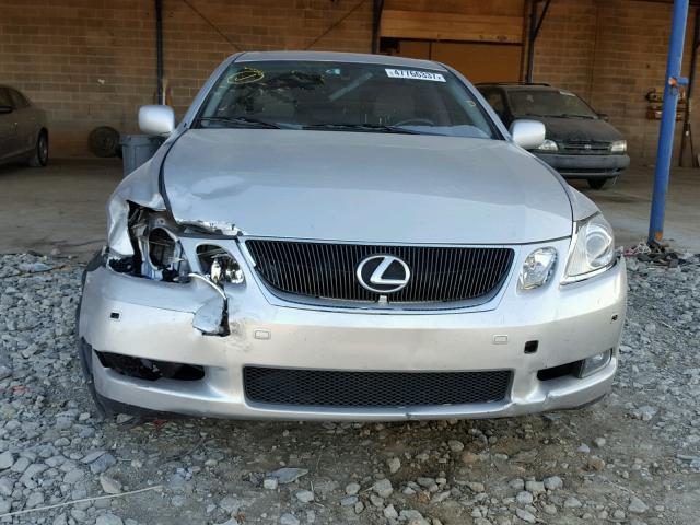 JTHBH96S265036250 - 2006 LEXUS GS GENERAT SILVER photo 9