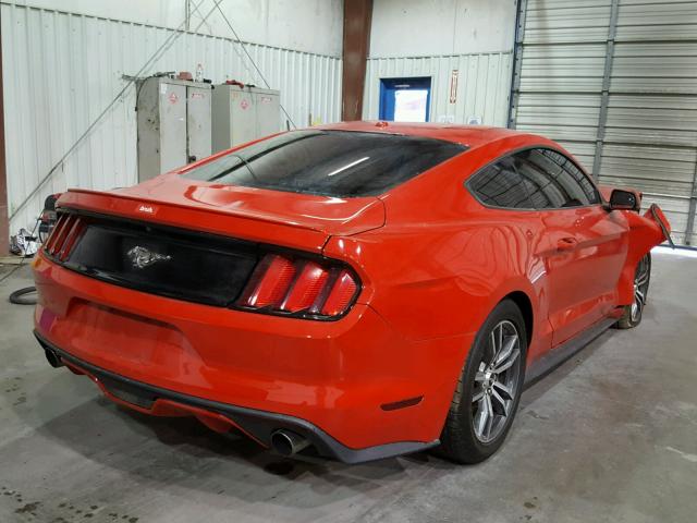 1FA6P8TH5G5257650 - 2016 FORD MUSTANG RED photo 4