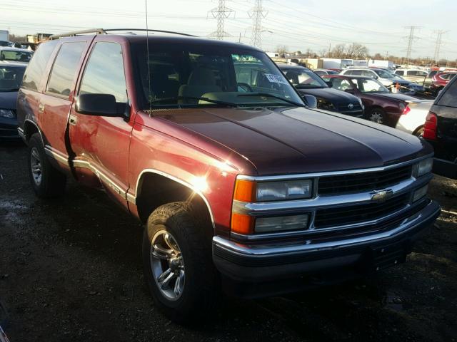 1GNEK13K7SJ459369 - 1995 CHEVROLET TAHOE K150 MAROON photo 1