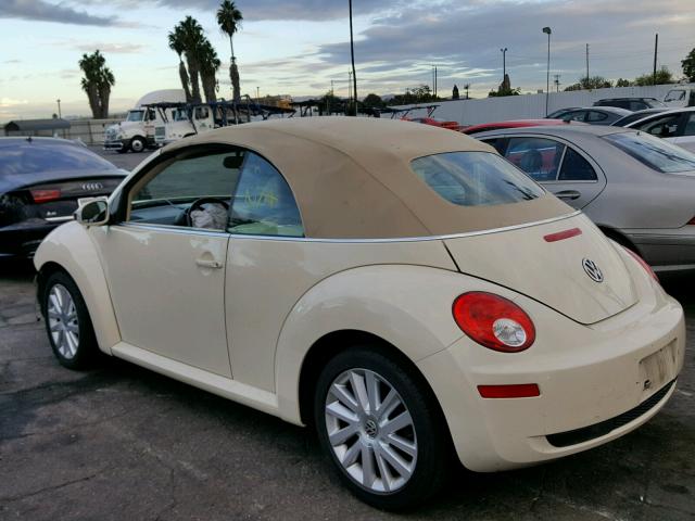 3VWRG31Y98M411881 - 2008 VOLKSWAGEN NEW BEETLE Krem foto 3