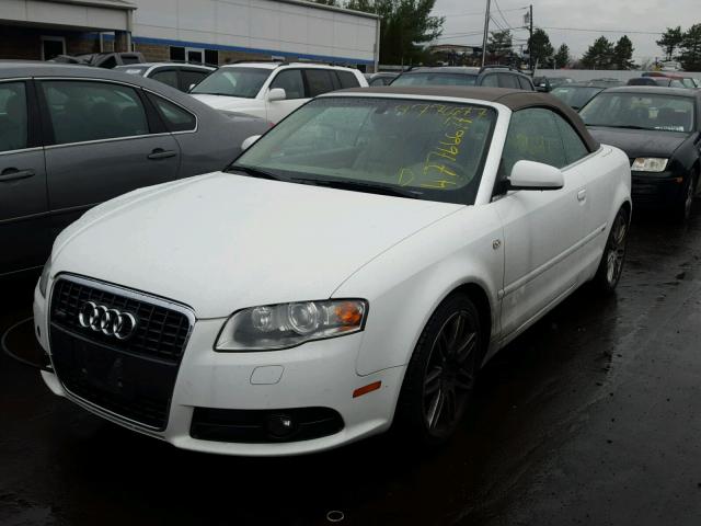 WAUDF48HX9K008820 - 2009 AUDI A4 2.0T CA WHITE photo 2