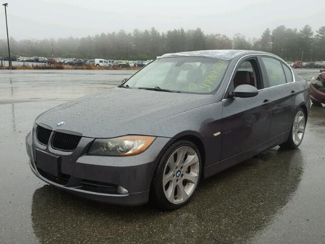 WBAVB73597VF49970 - 2007 BMW 335 I GRAY photo 2