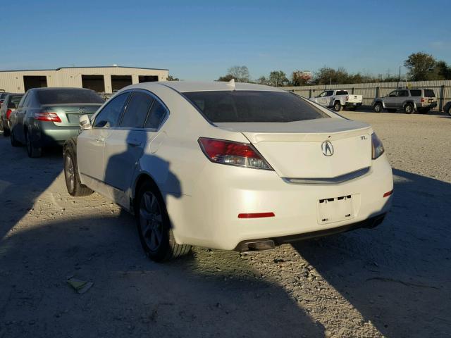 19UUA8F57EA005120 - 2014 ACURA TL TECH თეთრი ფოტო 3