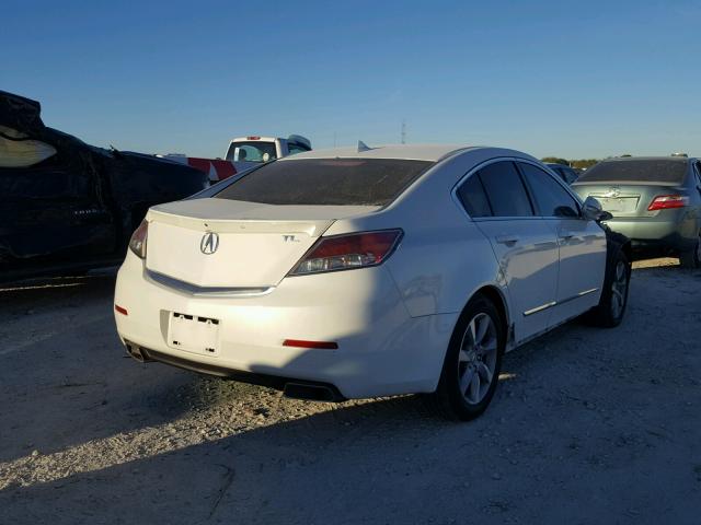 19UUA8F57EA005120 - 2014 ACURA TL TECH WHITE photo 4