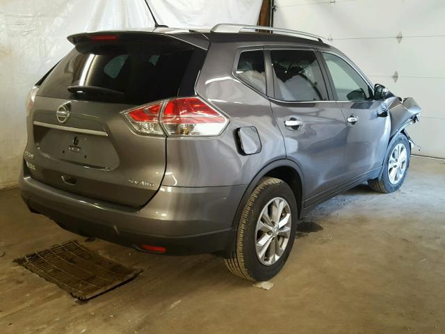 5N1AT2MV5GC910812 - 2016 NISSAN ROGUE S GRAY photo 4